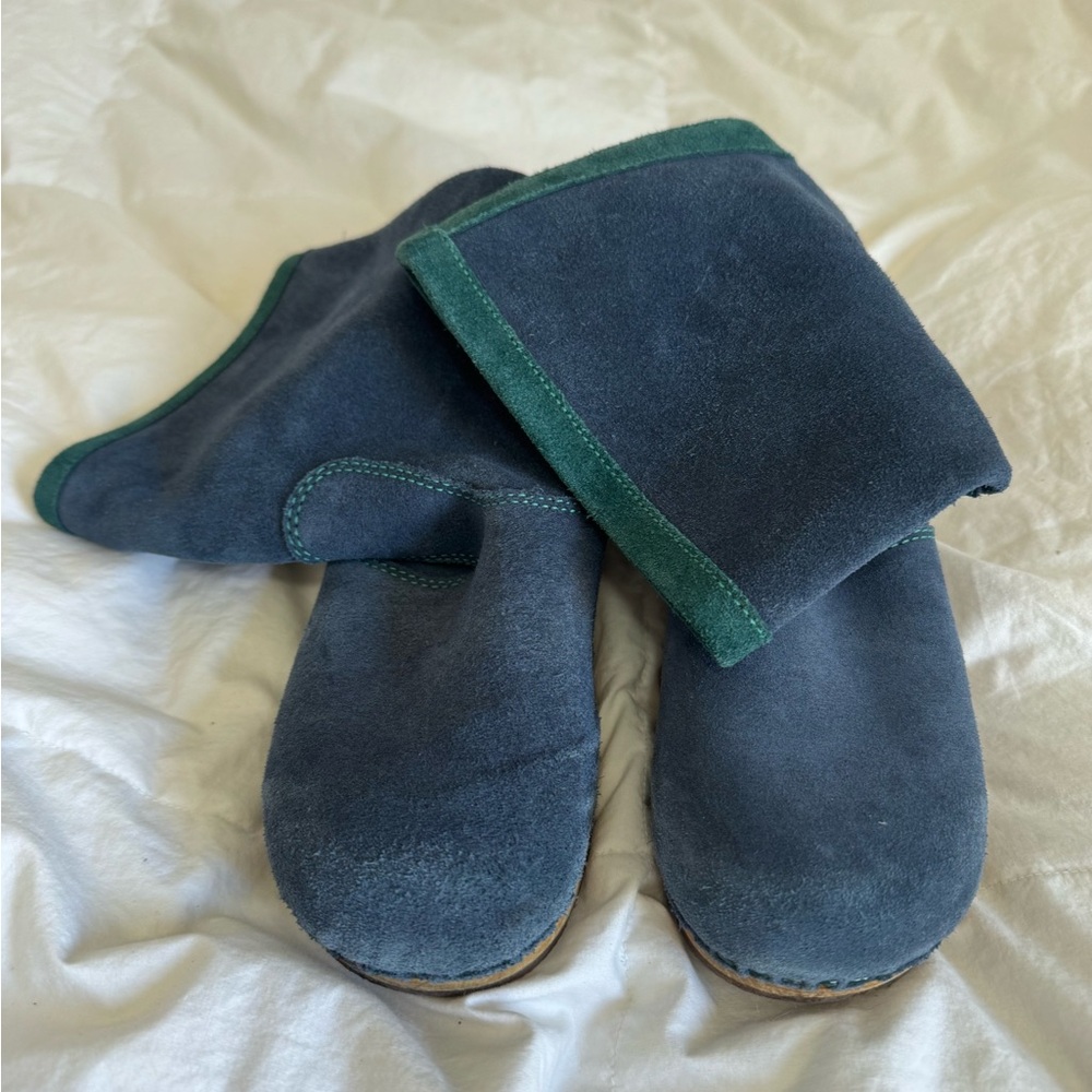 Sanita Blue Suede Boots, size 38 - Picture 8 of 10